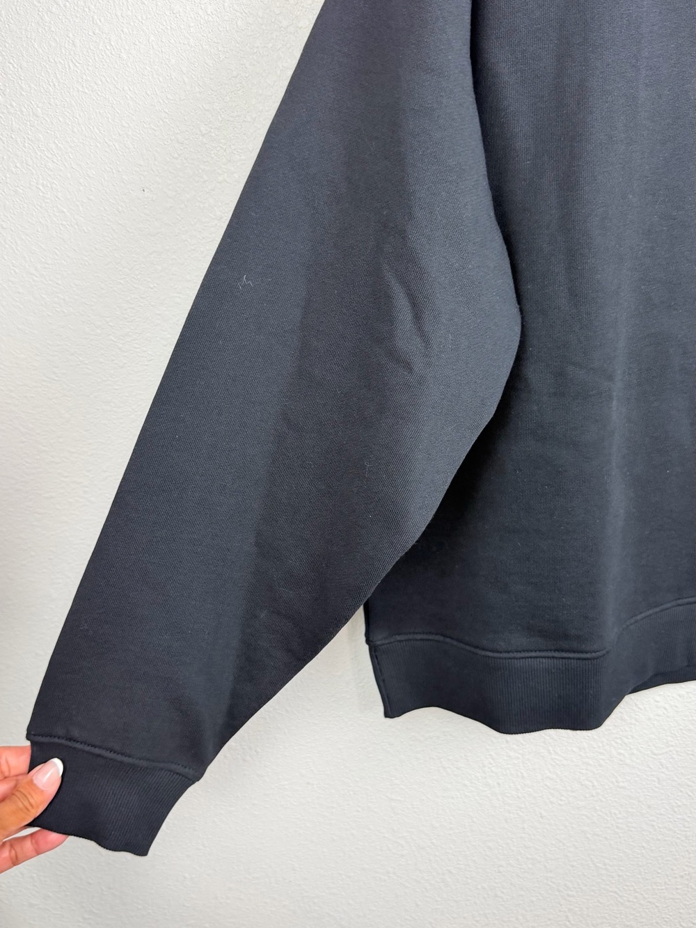 Pact NWOT Organic Cotton Cloud Brushed Fleece Crewneck Sweater Size XL - Picture 4 of 11